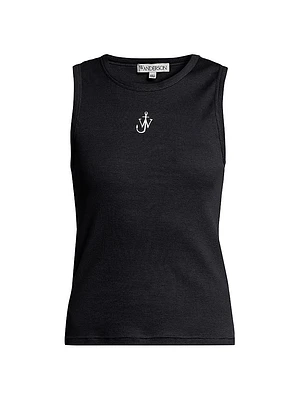 Anchor Ribbed Cotton Tank