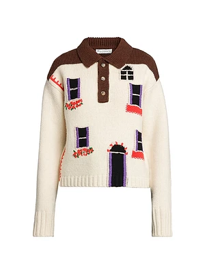 House Wool Polo Sweater