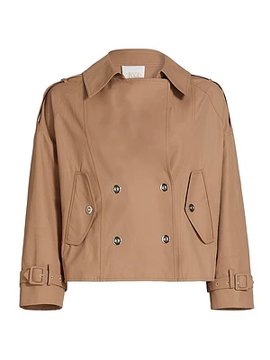 Bogie Cropped Trench Jacket