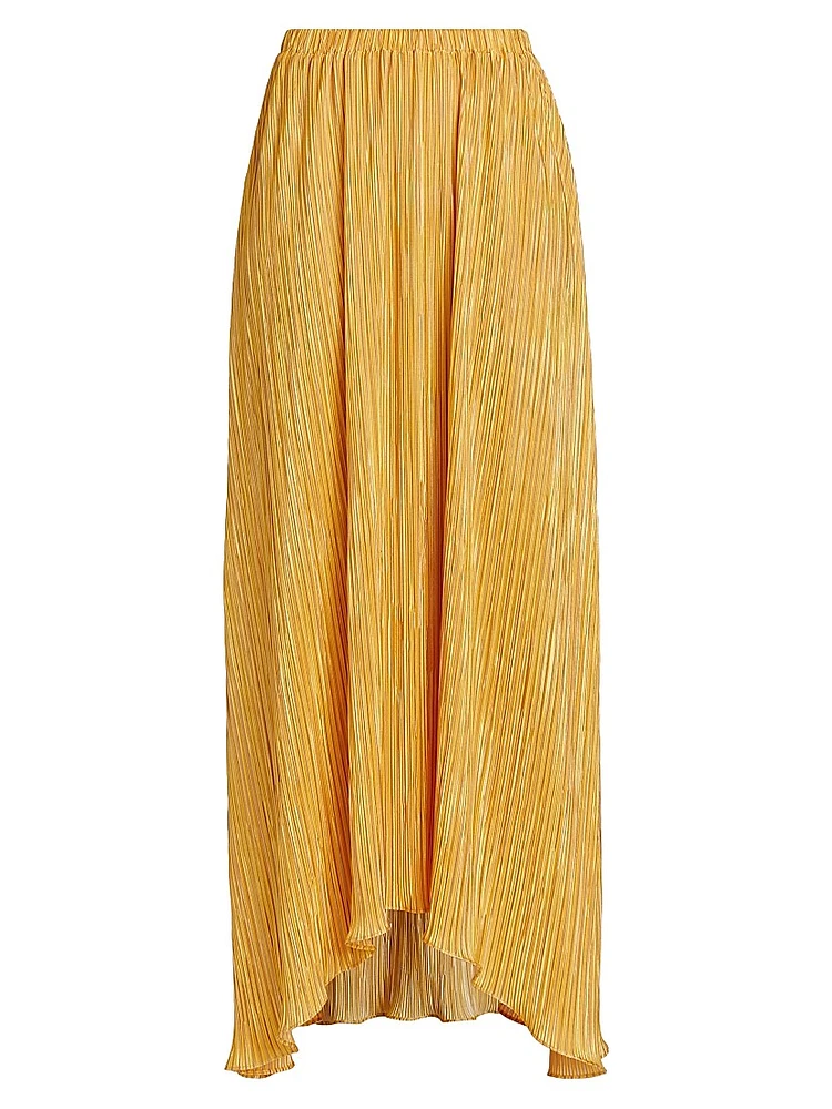 Gwendolyn Pleated Maxi Skirt