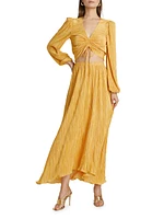 Gwendolyn Pleated Maxi Skirt