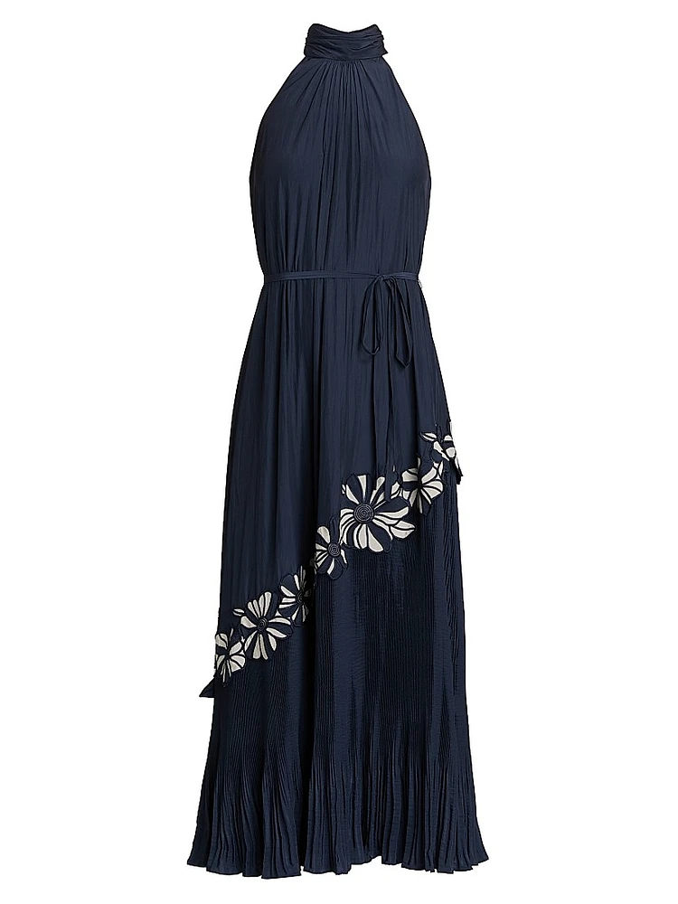 Eleah Halter Midi Dress