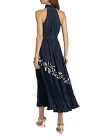 Eleah Halter Midi Dress