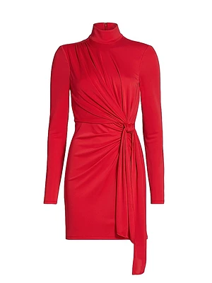 Joelene Tie-Waist Minidress