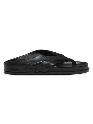 Shaw Leather Slide Sandals