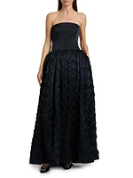 Azriel Satin Bustier Gown