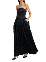 Azriel Satin Bustier Gown