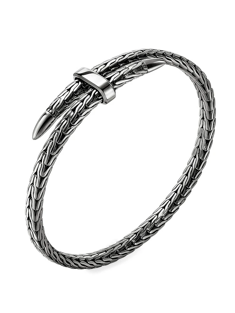 Spear Flex Cuff Sterling Silver Bracelet