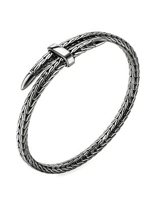 Spear Flex Cuff Sterling Silver Bracelet