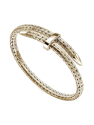 Spear 14K Yellow Gold Flex Cuff Bracelet