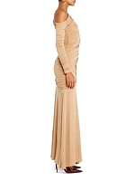 Persephone Ruched Maxi Dress