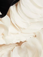 Catalina Ruffled Satin Minidress