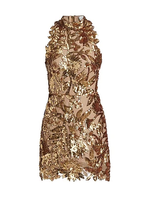 Dahlia Sequined Minidress