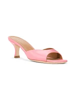 Brigitte 55MM Silk-Blend Mule Sandals