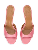 Brigitte 55MM Silk-Blend Mule Sandals