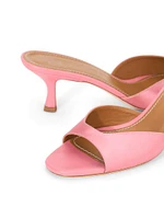 Brigitte 55MM Silk-Blend Mule Sandals