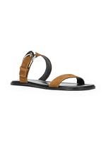 Harlow Suede Flat Sandals