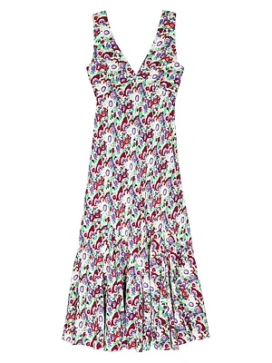 Irra Sleeveless Floral Midi-Dress