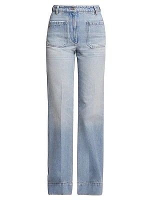 Alina High-Rise Flared Jeans