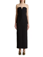 Yao Strapless Sweetheart Dress