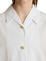 Owen Cotton Button-Front Top