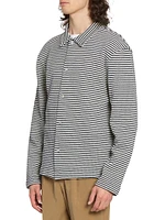 Bryan Textured Cotton Striped Shirt