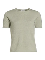 Cashmere & Silk Knitted T-Shirt