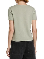Cashmere & Silk Knitted T-Shirt