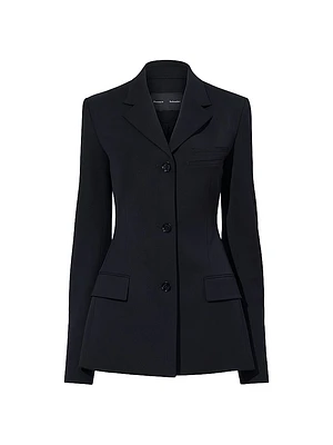 Lark Wool Gabardine Blazer