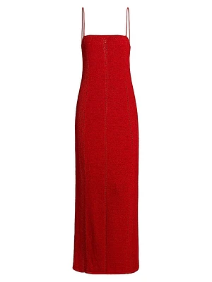 Suki Pointelle-Knit Slipdress