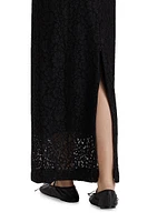 Jasmine Stretch Lace Maxi Skirt