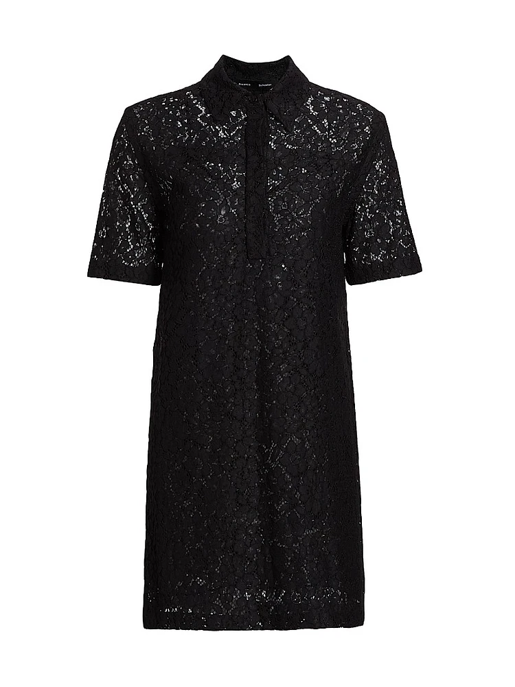 Rainer Stretch Lace A-line Minidress