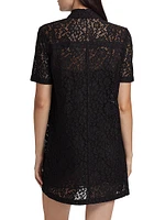 Rainer Stretch Lace A-line Minidress