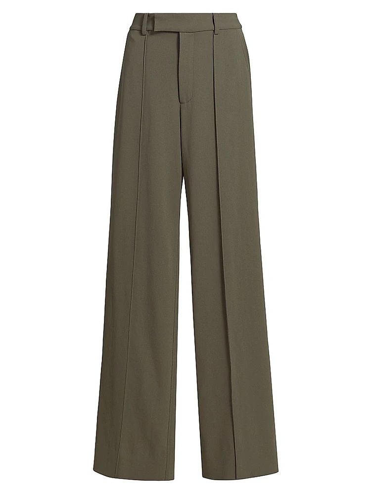 Weyes Matte Viscose Crepe Pants