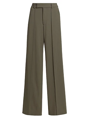 Weyes Matte Viscose Crepe Pants