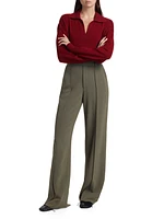 Weyes Matte Viscose Crepe Pants