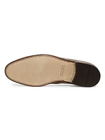 Tassel-Embellished Suede Loafers