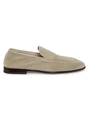 Suede Loafers