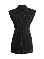 Eagleton Denim Sleeveless Minidress