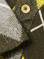 Argyle Cashmere Cardigan