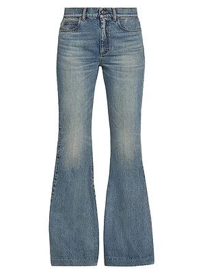 Denim High-Rise Boot-Cut Jeans