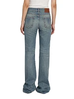 Denim High-Rise Boot-Cut Jeans