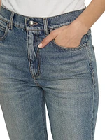 Denim High-Rise Boot-Cut Jeans