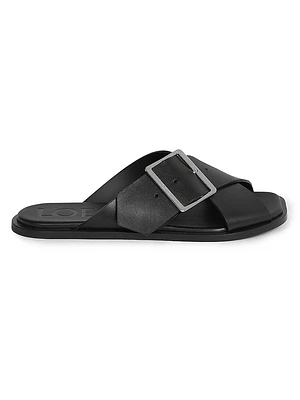 Petal Belt Leather Sandals