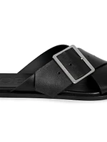 Petal Belt Leather Sandals