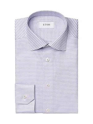 Contemporary-Fit Micro Check Shirt
