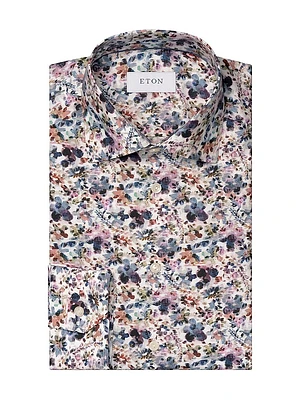Slim-Fit Floral Shirt