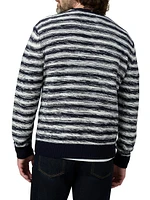 Drew Striped Knit Crewneck Sweater