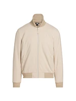 Timothy Zip-Front Bomber Jacket