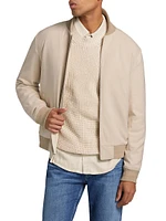 Timothy Zip-Front Bomber Jacket